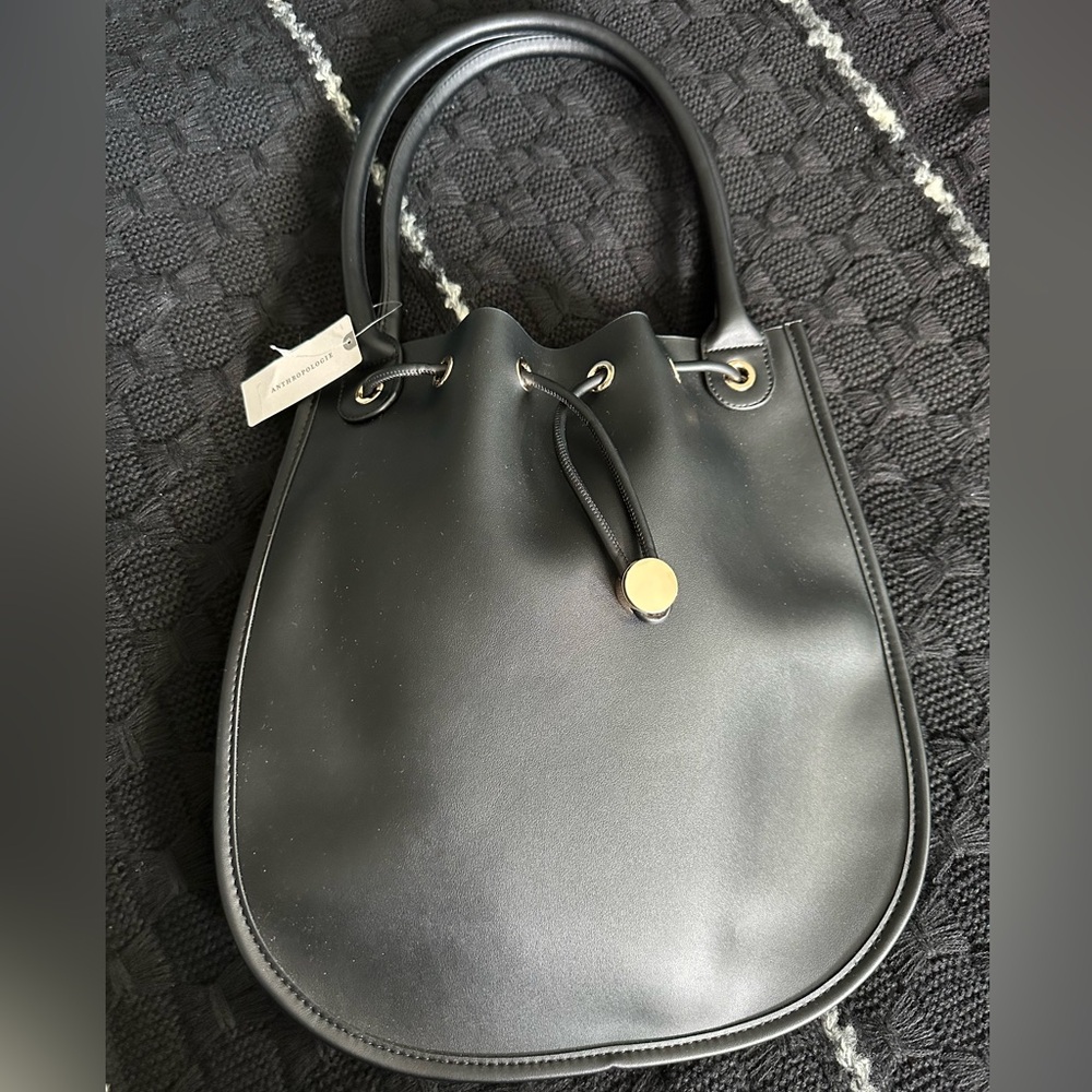 NWT Anthropologie Cinched rounded tote - Picture 5 of 8